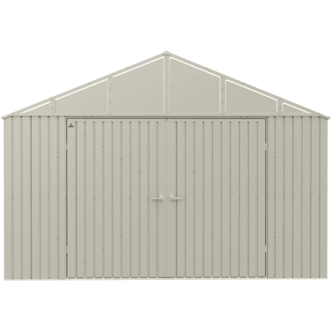 Shelterlogic Sheds, Garages & Carports 12ft x 16ft Cool Grey Arrow Elite Steel Storage Shed by Shelterlogic