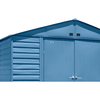 Image of Shelterlogic Sheds, Garages & Carports 12ft x 17ft Blue Grey Arrow Select Steel Storage Shed by Shelterlogic 781880217091 SCG1217BG 12ft. x 17ft. x 8x Blue Grey Arrow Select Steel Storage Shed Shelterlogic