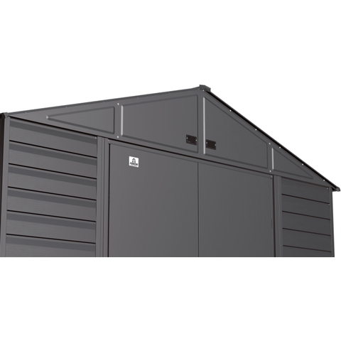 Shelterlogic Sheds, Garages & Carports 12ft x 17ft Charcoal Arrow Select Steel Storage Shed by Shelterlogic SCG1217CC