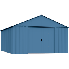 Shelterlogic Sheds, Garages & Carports 12ft x 17ft. x 8 ft. Blue Grey Arrow Classic Metal Shed by Shelterlogic 026862123008 CLG1217BG 12ft x 17ft. x 8 ft. Blue Grey Arrow Classic Metal Shed Shelterlogic