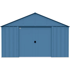 12ft x 17ft. x 8 ft. Blue Grey Arrow Classic Metal Shed by Shelterlogic