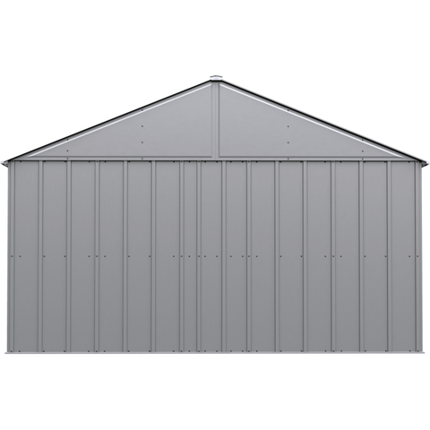 Shelterlogic Sheds, Garages & Carports 12ft x 17ft. x 8 ft.  Flute Grey Arrow Classic Metal Shed by Shelterlogic 026862123022 CLG1217FG 12ft x 17ft. x 8 ft.  Flute Grey Arrow Classic Metal Shed Shelterlogic