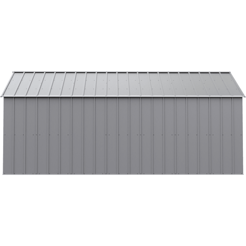 Shelterlogic Sheds, Garages & Carports 12ft x 17ft. x 8 ft.  Flute Grey Arrow Classic Metal Shed by Shelterlogic 781880283997 CLG1217FG 12ft x 17ft. x 8 ft.  Flute Grey Arrow Classic Metal Shed Shelterlogic