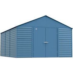Shelterlogic Sheds, Garages & Carports 12ft. x 17ft. x 8x Blue Grey Arrow Select Steel Storage Shed by Shelterlogic SCG1217BG 12ft. x 12ft. x 8x Blue Grey Arrow Select Steel Storage by Shelterlogic