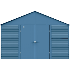 12ft x 17ft Blue Grey Arrow Select Steel Storage Shed by Shelterlogic