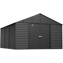 Shelterlogic Sheds, Garages & Carports 12ft. x 17ft. x 8x Charcoal Arrow Select Steel Storage Shed by Shelterlogic