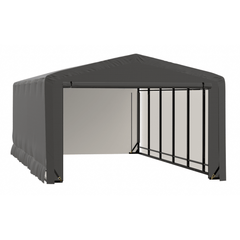 12x23x10 Gray ShelterTube Wind and Snow-Load Rated Garage by Shelterlogic