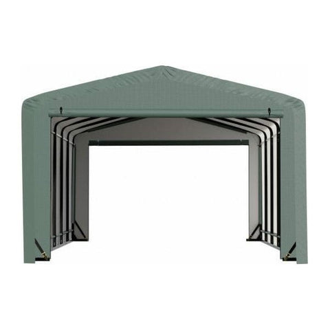 Shelterlogic Sheds, Garages & Carports 12x23x8 Green ShelterTube Wind and Snow-Load Rated Garage by Shelterlogic 781880263555 SQAACC0104C01202308 12x23x8 Green ShelterTube Wind and Snow-Load Rated Garage Shelterlogic