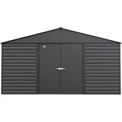 14ft x 12ft Charcoal Arrow Select Steel Storage Shed by Shelterlogic
