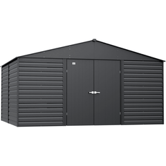 Shelterlogic Sheds, Garages & Carports 14ft x 12ft 8ft Charcoal Arrow Select Steel Storage Shed Shelterlogic SCG1412CC