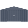 Image of Shelterlogic Sheds, Garages & Carports 14ft x 12ft Anthracite Arrow Elite Steel Storage Shed by Shelterlogic