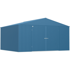 Shelterlogic Sheds, Garages & Carports 14ft x 12ft Blue Grey Arrow Elite Steel Storage Shed by Shelterlogic EG1412BG