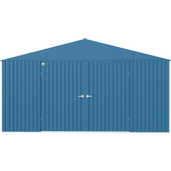 14ft x 12ft Blue Grey Arrow Elite Steel Storage Shed by Shelterlogic