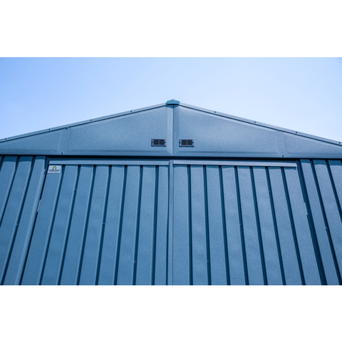 Shelterlogic Sheds, Garages & Carports 14ft x 12ft Blue Grey Arrow Elite Steel Storage Shed by Shelterlogic 781880202516 EG1412BG