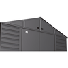 Image of Shelterlogic Sheds, Garages & Carports 14ft x 12ft Charcoal Arrow Select Steel Storage Shed by Shelterlogic 781880220725 SCG1412CC