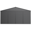 Image of Shelterlogic Sheds, Garages & Carports 14ft x 12ft Charcoal Arrow Select Steel Storage Shed by Shelterlogic 781880220725 SCG1412CC