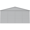 Image of Shelterlogic Sheds, Garages & Carports 14ft x 12ft Flute Grey Arrow Select Steel Storage Shed by Shelterlogic SCG1412FG 14ft x 12ft. Flute Grey  Arrow Select Steel Storage Shed by Shelterlogic