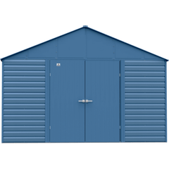 14ft x 12ft Blue Grey Arrow Select Steel Storage Shed by Shelterlogic