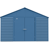 Image of Shelterlogic Sheds, Garages & Carports 14ft x 12ft x 8ft Blue Grey Arrow Select Steel Storage Shed by Shelterlogic SCG1412BG 14ft x 12ft x 8ft Blue Grey Arrow Select Steel Storage Shed Shelterlogic