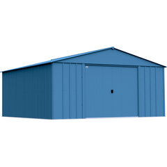 Shelterlogic Sheds, Garages & Carports 14ft x 14ft. Blue Grey Arrow Classic Metal Shed by Shelterlogic 14ft x 12ft. x 7 ft. Blue Grey Arrow Classic Metal Shed Shelterlogic