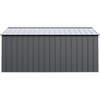 Image of Shelterlogic Sheds, Garages & Carports 14ft x 14ft Charcoal Arrow Classic Metal Shed by Shelterlogic CLG1414CC 14ft x 15ft. x 7ft.  Charcoal Arrow Classic Metal  Shed Shelterlogic
