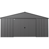 Image of Shelterlogic Sheds, Garages & Carports 14ft x 15ft. x 7ft.  Charcoal Arrow Classic Metal Shed by Shelterlogic 12ft x 17ft. x 8 ft.  Charcoal Arrow Classic Metal Shed Shelterlogic