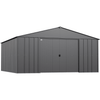 Image of Shelterlogic Sheds, Garages & Carports 14ft x 15ft. x 7ft.  Charcoal Arrow Classic Metal Shed by Shelterlogic 12ft x 17ft. x 8 ft.  Charcoal Arrow Classic Metal Shed Shelterlogic