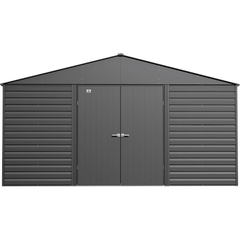 14ft x 14ft Charcoal Arrow Select Steel Storage Shed by Shelterlogic