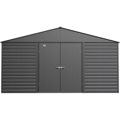 14ft x 17ft Charcoal Arrow Select Steel Storage Shed by Shelterlogic