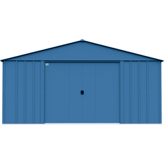14ft x 17ft. x 7 ft. Blue Grey Arrow Classic Metal Shed by Shelterlogic