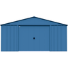 Image of Shelterlogic Sheds, Garages & Carports 14ft x 17ft. x 7 ft. Blue Grey Arrow Classic Metal Shed by Shelterlogic
