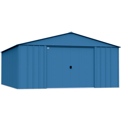 Shelterlogic Sheds, Garages & Carports 14ft x 17ft. x 7 ft. Blue Grey Arrow Classic Metal Shed by Shelterlogic