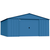 Image of Shelterlogic Sheds, Garages & Carports 14ft x 17ft. x 7 ft. Blue Grey Arrow Classic Metal Shed by Shelterlogic
