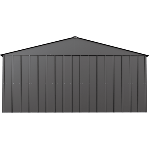 Shelterlogic Sheds, Garages & Carports 14ft x 17ft. x 7 ft. Flute Grey Arrow Classic Metal Shed by Shelterlogic CLG1417CC 14ft x 17ft. x 7 ft. Flute Grey Arrow Classic Metal Shed Shelterlogic