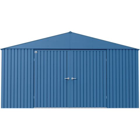 Shelterlogic Sheds, Garages & Carports 14x16 Blue Grey Arrow Elite Steel Storage Shed by Shelterlogic EG1416BG