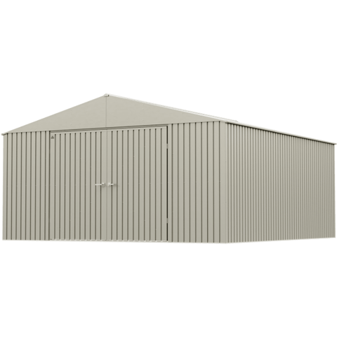 Shelterlogic Sheds, Garages & Carports 14x16 Cool Grey Arrow Elite Steel Storage Shed by Shelterlogic