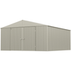 Image of Shelterlogic Sheds, Garages & Carports 14x16 Cool Grey Arrow Elite Steel Storage Shed by Shelterlogic