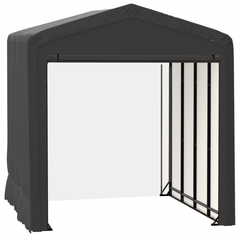 Shelterlogic Sheds, Garages & Carports 14x18x16 Gray ShelterTube Wind and Snow-Load Rated Garage by Shelterlogic 781880252009 SQAACC0103C01401816 14x18x16 Gray ShelterTube Wind and Snow-Load Rated Garage Shelterlogic