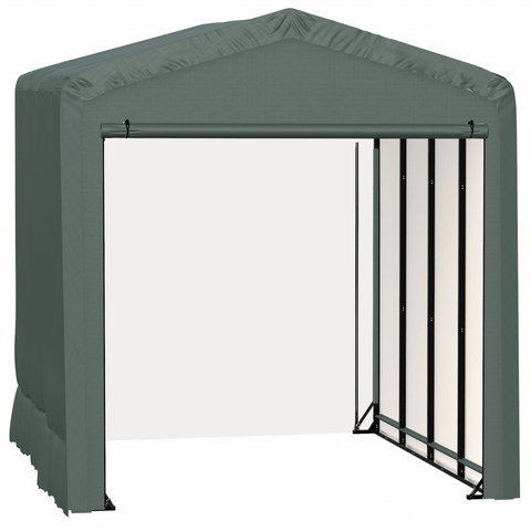 Shelterlogic Sheds, Garages & Carports 14x18x16 Green ShelterTube Wind and Snow-Load Rated Garage by Shelterlogic 781880263517 SQAACC0104C01401816 14x18x16 Green ShelterTube Wind & Snow-Load Rated Garage Shelterlogic