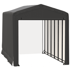 14x27x16 Gray ShelterTube Wind and Snow-Load Rated Garage by Shelterlogic