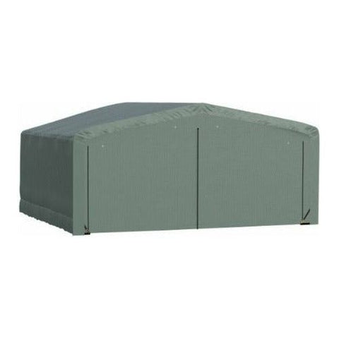 Shelterlogic Sheds, Garages & Carports 20x18x10 Green ShelterTube Wind and Snow-Load Rated Garage by Shelterlogic 781880248125 SQAADD0104C02001810 20x18x10 Green ShelterTube Wind and SnowLoad Rated Garage Shelterlogic