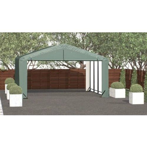 20x18x10 Green ShelterTube Wind and Snow-Load Rated Garage by Shelterlogic