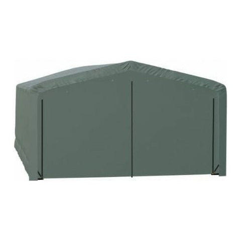 Shelterlogic Sheds, Garages & Carports 20x32x12 Green ShelterTube Wind and Snow-Load Rated Garage by Shelterlogic 781880255956 SQAADD0104C02003212 20x32x12 Green ShelterTube Wind and SnowLoad Rated Garage Shelterlogic