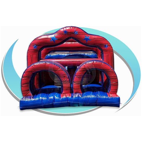 Tago's Jump Inflatable Bouncers 12'H Red & Blue Starry Slide by Tago's Jump 781880211679 IN-805 12'H Red & Blue Starry Slide by Tago's Jump SKU# IN-805