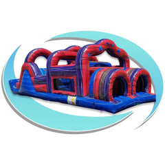 Tago's Jump Inflatable Bouncers 12'H Red & Blue Starry Slide by Tago's Jump 781880211679 IN-805 12'H Red & Blue Starry Slide by Tago's Jump SKU# IN-805