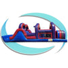 Image of Tago's Jump Inflatable Bouncers 12'H Red & Blue Starry Slide by Tago's Jump 781880211679 IN-805 12'H Red & Blue Starry Slide by Tago's Jump SKU# IN-805