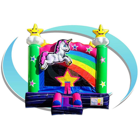 Tago's Jump Inflatable Bouncers 13'H Rainbow Unicorn by Tago's Jump 781880283812 B-612 14'H Star Unicorn by Tago's Jump SKU# B-612
