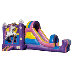 Tago's Jump Inflatable Bouncers 13'H Unicorn Slide Combo by Tago's Jump SC-199 13'H Unicorn Slide Combo by Tago's Jump SKU# SC-199