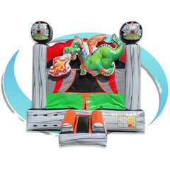 Tago's Jump Inflatable Bouncers 14'H Dragon 3D by Tago's Jump 14'H Red Castle Bouncer by Tago's Jump SKU# B-603