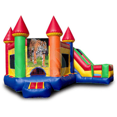 Tago's Jump Inflatable Bouncers 14'H Multi-color Slide Combo by Tago's Jump SC-225 14'H Multi-color Slide Combo by Tago's Jump SKU# SC-225